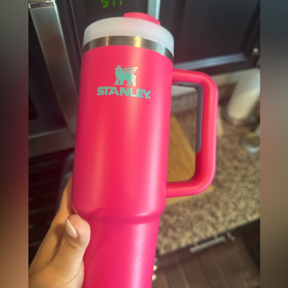 Stanley Hot Pink Travel Mug with Handle